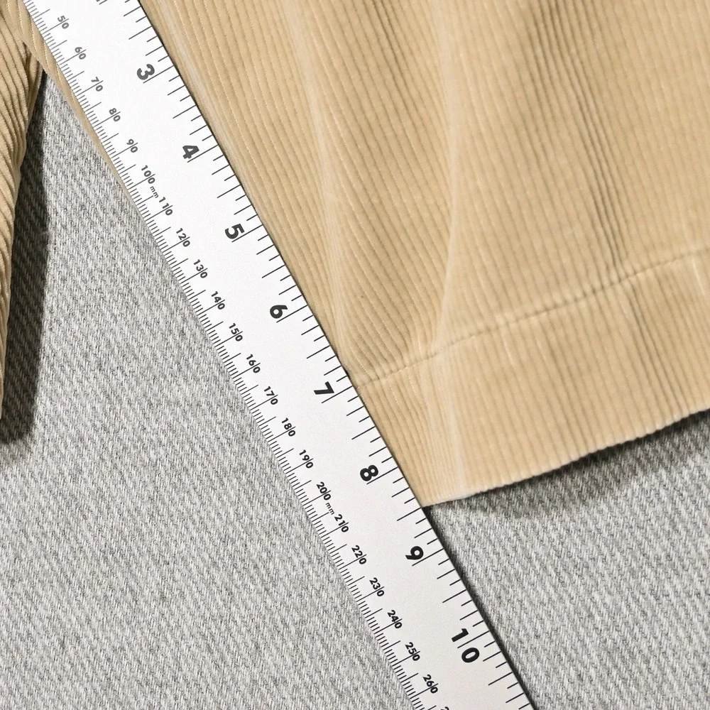 Polo Ralph Lauren Corduroy Shorts Mens 31 Pleated Tan Vintage Preppy Flaws